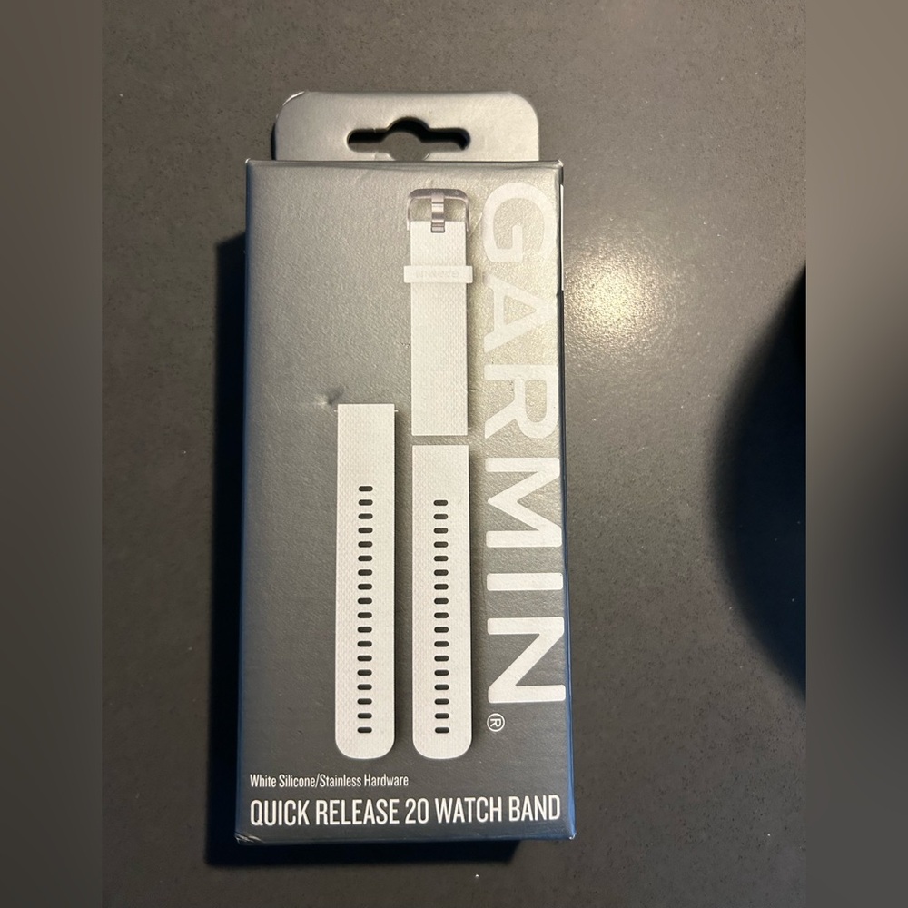 Garmin Quick Release Band (20 mm) White Silicone